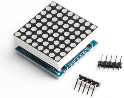EC Buying MAX7219 Dot Matrix Display - 10pcs SCM Control Drive LED Display with Red Display