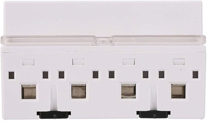 Energy Consumption Digital Electric Power Meter 3 Phase KWh Meter Smart Class 1 Power Measurement Device 220/380V 20-80A Rail Type Installation