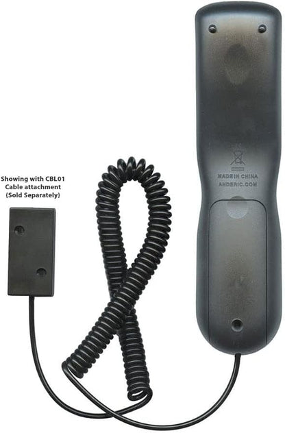 Universal 4-Device Fit for Roku Streaming Player/TV Remote Control with Macro, Learning, & Backlighting for All Roku TVs and Blu-Ray Players, Audio, Sound Bars - RRUR01.4