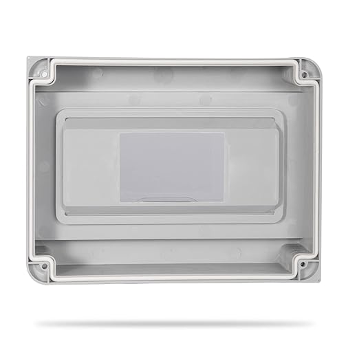 MOLLOM 8 Way Circuit Breaker MCB Distribution Protection Box with DIN Rail, IP65 Waterproof,for Indoor and Outdoor