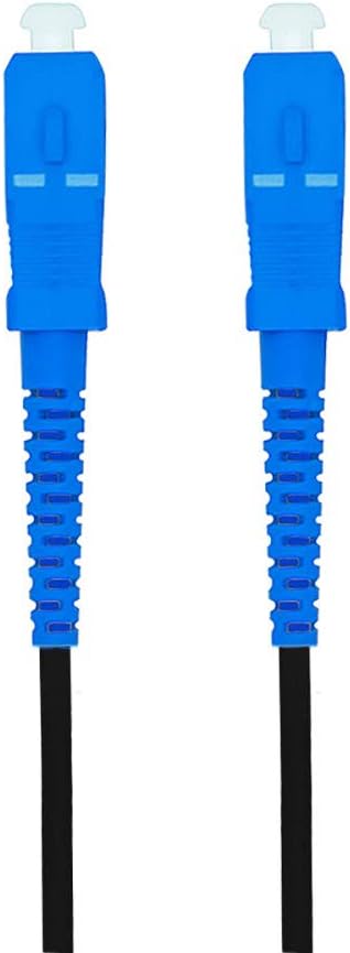 Jeirdus 50M SC to SC Outdoor Armored Simplex 9/125 SM Fiber Optic Cable Jumper Optical Patch Cord Singlemode 50Meters 160ft