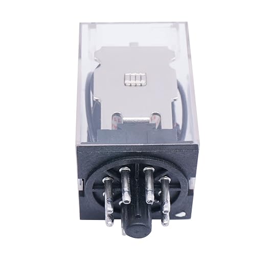 TWTADE/JTX-2C, MK2P-I DPDT Power Relay with Plug-in Terminal Socket Base, DC 24V Coil, 8 Pin 2NO 2NC DC 24V
