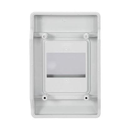 Mollom 4 Way Power Distribution Box with Bus Bars and Din Rail for Miniature Circuit Breaker MCB, Waterproof IP66.Padlock Available for Indoor and Outdoor Use