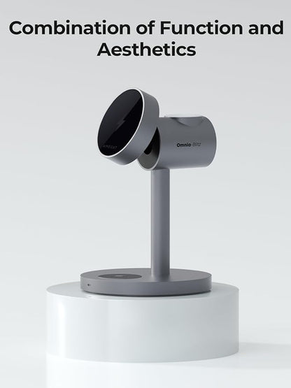 MagFusion 3-in-1 Charging Station Compatible with MagSafe, Qi2 Certified 15W Magnetic Wireless Charger Stand, for iPhone 16/15/14/13/12 Series, Apple Watch, AirPods(30W PD Charger Included)