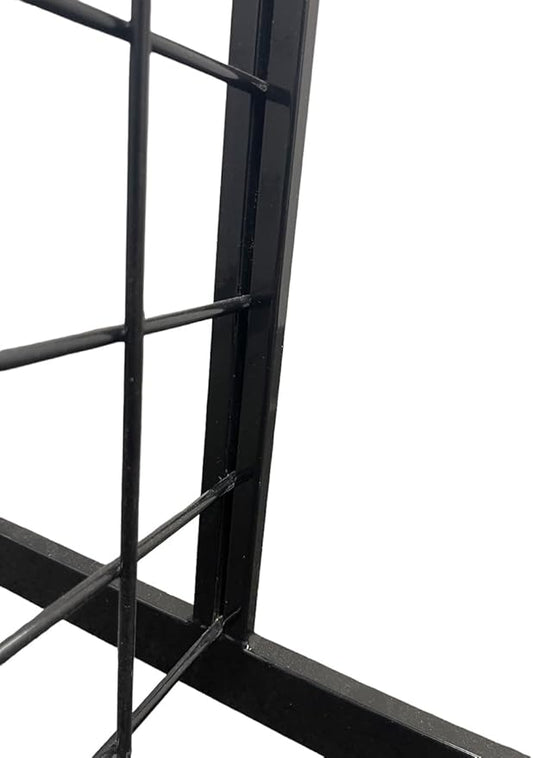 Only Hangers Heavy Duty 2' x 5.5' Gridwall Art Display Panel with EZ Slide-On Grid Legs - No Hardware or Tools Required - No Screws, Nuts, or Washers. (Set of 1)