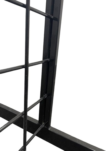 Only Hangers Heavy Duty 2' x 5.5' Gridwall Art Display Panel with EZ Slide-On Grid Legs - No Hardware or Tools Required - No Screws, Nuts, or Washers. (Set of 2)