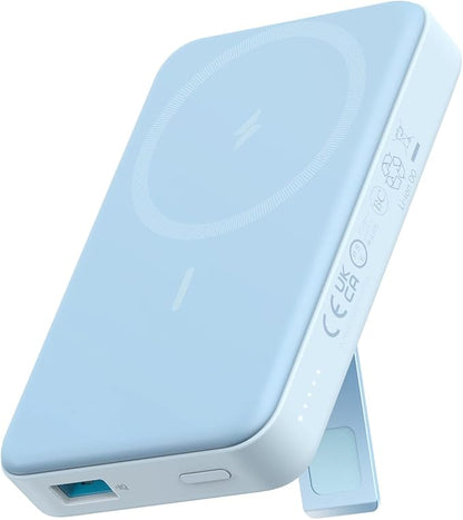 Anker 633 Magnetic Battery, 10,000mAh Wireless Portable Charger, 20W USB-C Power Bank with Stand, Magsafe-Compatible for iPhone 16/15/14 Series
