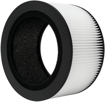 Nispira BAPF160 Replacement Filter K for Bionaire Air Purifier BAP9360W BAP9260W 3-in-1 True HEPA Activated Carbon, 3 Packs