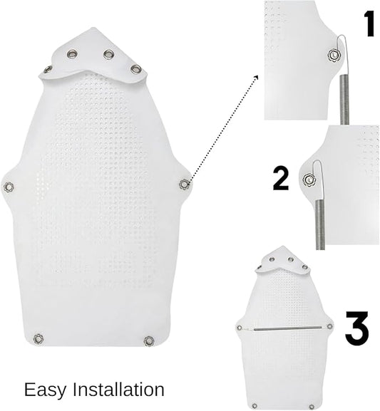 2 Piece - Cover Iron Shoe Used for Electric Iron Clothes Protector When Ironing - Prevents Burn, Sticking,Easy Installation Sole Plate Accessory