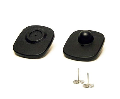 EASmartech Starter Kit - EAS RF Retail and Clothing Store Security Tower Antenna System 1000 Tags and Warning Stickers. Great for Shop Protection, Boutiqes, Store Security System Asset Protection