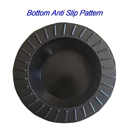 Anti Vibration Pad Air Conditioner Base,Noise Reduction and Shock Absorption Bracket,Upgraded Air Conditioner Shock Pad Thickened Floor Bracket,4 Packs (Rubber Round - Diameter 9cm)