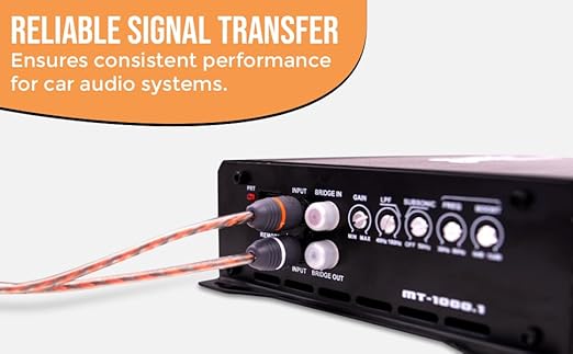 Elite Audio Premium 4 Gauge CCA Amplifier Installation Wiring Amp Kit, 2000 watt High-Power Wiring with Triple Shielded RCA’s and Mini ANL Fuse Holder - EA-PRMK4 Amp Install Kit