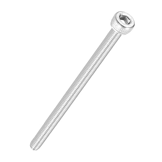 Kozelo 50pcs Socket Head Cap Screws - [M3-0.5 x 50mm] 304 Stainless Steel Allen Socket Drive for Electrical Motor 3D Printing Fan Engine Replacement Use, Silver