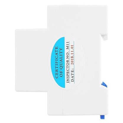 Electric Power Meter, Kilowatt Meter, Digital Energy Meter, Voltage Testers 5-32A 110-130V 60Hz LCD Backlight Single Phase Energy KWh Meter DIN Rail Mounting