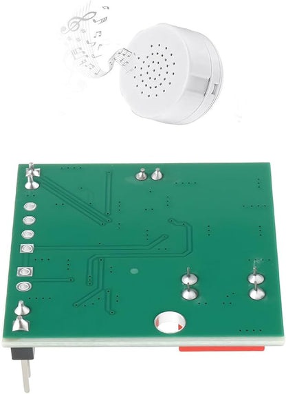 Create idea 2Pcs 35s Recordable Voice Module DIY Sound Recording Chip with LED Indicator Supports External Flash Greeting Card Box Sound Player