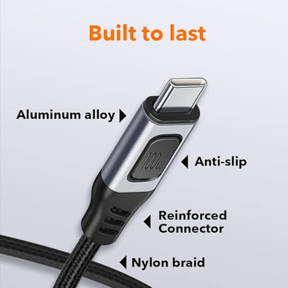 𝐒𝐥𝐢𝐦𝐐 GAN USB C Charger: 100W,96W,87W,85W,67W AC Adapter - 4 Port Fast Compact PD Wall Block - Type-C High Speed Charging Station - Travel Adapter for MacBook,Surface,Lenovo(+ 100W USB-C Cable)