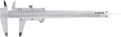 Spurtar Vernier Caliper Measuring Tool 6", 0-6Inch/0-150mm Manual Non Digital Calipers, 0.001"/0.02mm High Precision Durable Micrometer