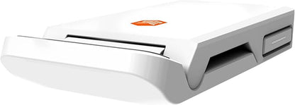 STM ChargeTree Go - 3-in-1 Portable Wireless Charging Station for iPhone, Samsung, Android (15W/7.5W), AirPods (5W), Apple Watch (3W) - Qi Certified - White.