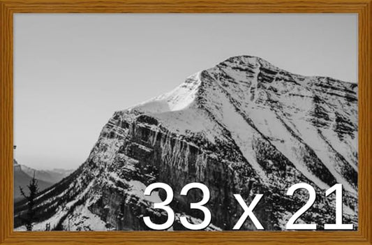 Frame It Easy 33 x 21 Hazel Wood Frame (Derby)