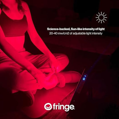Fringe Red Light Panel, Has Both Red Light 660nm and Infrared Lights 850nm, 360 LED, Sports Recovery (Therapy Panel 189W) Ideal for Pain Relief, Sleep and Energy Recovery