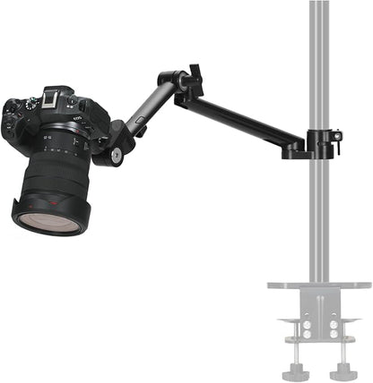 TARION Modular Desktop Camera Mount - 19"/48 cm DSLR Desk Arm with 1/4" Screw Ballhead 360 Degrees Adjustable - Compatible with 35 mm Rods - Titanrig Arm Z