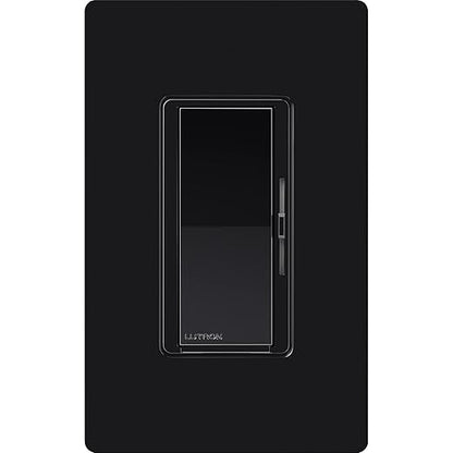 Lutron Diva Smart Dimmer Switch for Caséta Smart Lighting | No Neutral Wire Required | DVRF-6L-BL | Black