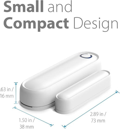 Fosmon 2 Pack WaveLink 51018HOM Add-On Door Contact Sensor Unit (No Receiver) - White
