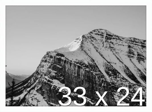 Frame It Easy 33 x 24 White Wood Frame (Derby)