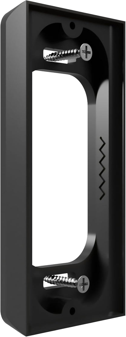 Hidden River Lab 0.5” Spacer for Ring Video Doorbell Wired (Model 5AT3T5) - Premium Ring doorbell Mount - Black