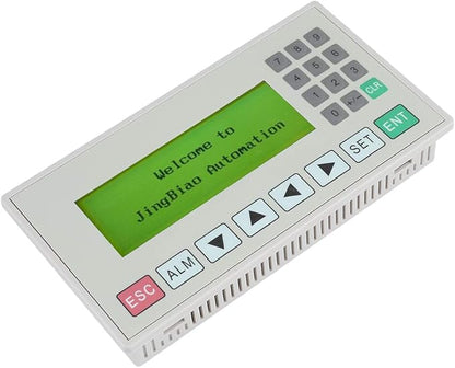 Jectse OP320-A Text Display,Small Man-Machine Interface 3.7 inches LCD Screen HMI Support S485/RS232 Intelligent Controller with Communication Port