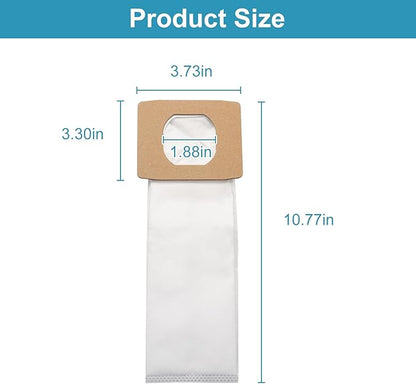 OGGOGOE 10 Pack Vacuum Bags for Hoover Platinum Canister Vacuum Cleaner, Type I Hepa Filtration vacuum cleaner bags Replace Part AH10005