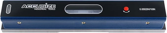 Accusize Industrial Tools 12 inch Master Precision Level in Fitted Box, Accuracy 0.0002'' /10'', S908-C687