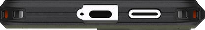 URBAN ARMOR GEAR UAG Designed for Samsung Galaxy S25 Case 6.2" Civilian - Compatible with Magnetic Charging Anti-Slip Rugged Military Drop Tested Protective Cover, Olive Drab/Orange