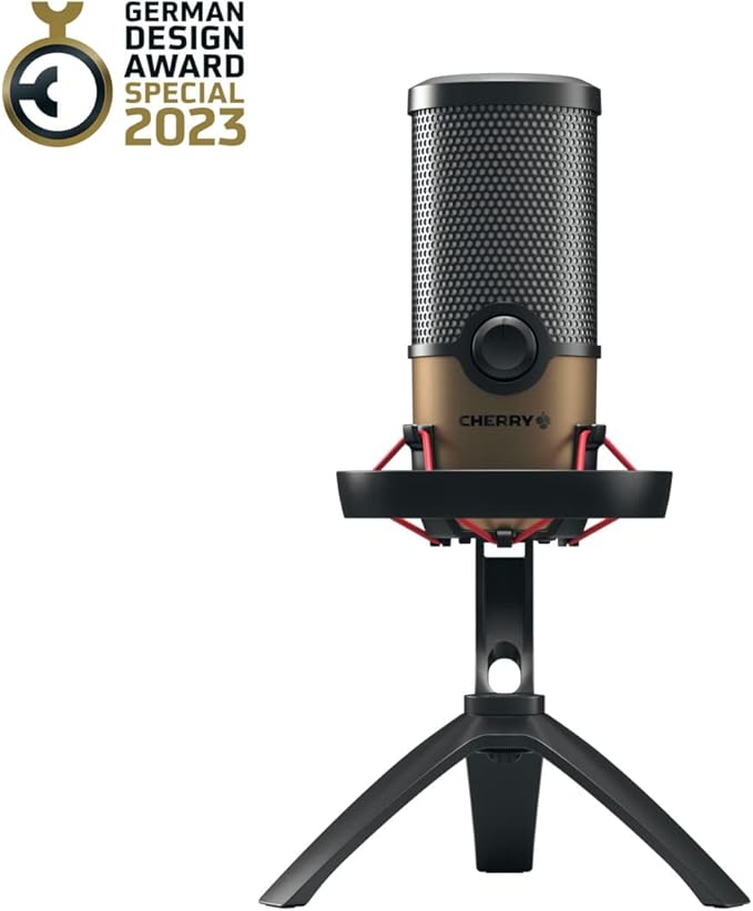 Cherry UM Series 3.0, 6.0 and 9.0 PRO RGB USB Microphone for PC, Mac, Gaming, Recording, Streaming, Podcasting, Studio and Computer Condenser. (UM 9.0 RGB PRO)