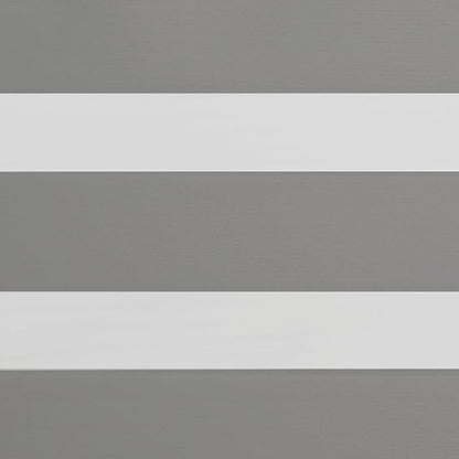 MUSCLEAREA Motorized Blinds with Remote, Cordless Automatic Zebra Shades, Smart Blind for Windows, Grey, 20 x 72