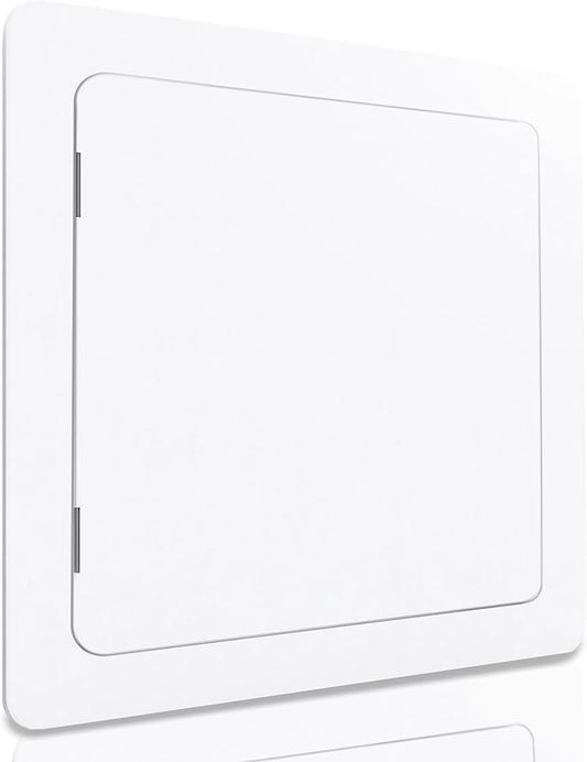 Morvat Access Panel 14x14 Inch for Drywall & Ceiling with Door, Heavy-Duty Durable ABS Plastic & Easy Install Access Box, Wall Hole Cover Plate for Plumbing & Electrical Cables & Wiring, White