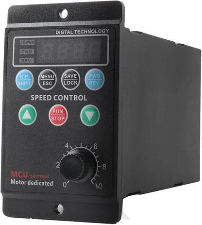 Cozyel AC 220V/0.75kw 1HP Variable Frequency Drive, 5A VFD Inverter Single-Phase to 3-Phase Frequency Converter for Spindle Motor Speed Control