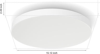 Philips Hue Datura Smart Ceiling Panel (Small Round 2.49in x 15.12in) White & Color Light, Bluetooth Compatible, Voice Control with Alexa, Apple Home & Google Assistant†?