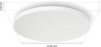 Philips Hue Datura Smart Ceiling Panel (Large Round 2.49 in x 22.60 in) White & Color Light, Bluetooth Compatible, Voice Control with Alexa, Apple Home & Google Assistant†?
