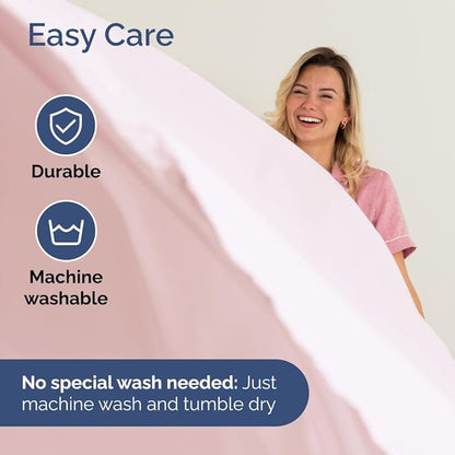 Full XL Bed Sheet Set - 4 Piece Extra Long Extended Full XL Sheets - Ultra Soft, Breathable & Cooling - Fits 8" to 16" Mattress with Deep Pockets - 54" x 80" - Wrinkle & Fade Resistant - Lavender Pink