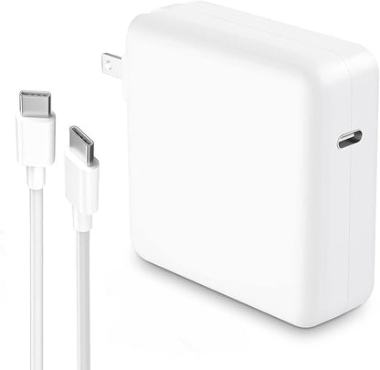 Mac Book Pro Charger, 70W USB C Charger Power Adapter for MacBook Pro/Air 13/14 Inch, for MacBook 12 Inch, Included USB-C to USBC Charge Cable (6.6ft/2m)