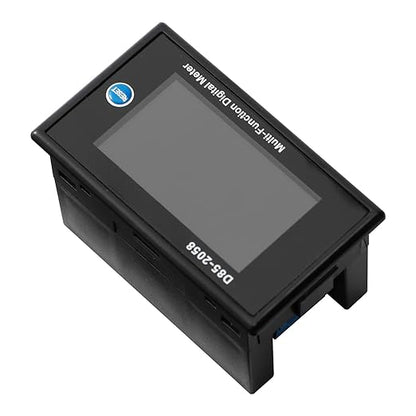 DROK AC Multimeter, AC 40-300V 100A 110V/220V Voltage Current Power Factor Frequency Electric Energy Monitor with Current Transformer, Digital LCD HD Display, Volt Amp Watt Detector Reader Panel