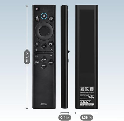 BN59-01385A Samsung TV Remote Control Replacement for Smart TV - Easy Setup, Universal Voice Remote, No Solarcell - Works with Samsung QLED, Frame, Crystal UHD, 4K, & LED Smart TVs