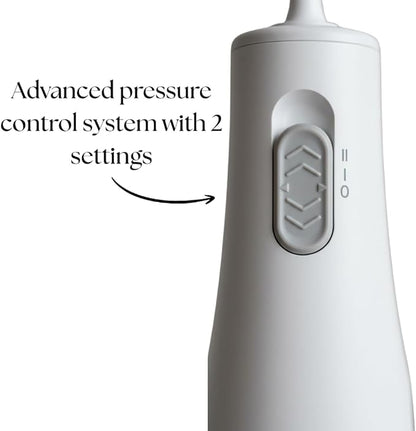 NOVAATOZ HydroOne Cordless Battery Operated Water Flosser for Teeth & Gums | Portable & Waterproof Oral Irrigator | 2 Pressure Modes | Travel Friendly