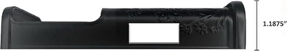 Garden Video Doorbell Cover (Compatible with Ring 3, 3 Plus, 4, Battery Plus, and Battery Pro) (Matte Black)