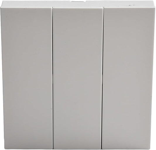 Deskbloom Scene Switch for Tuya for ZigBee 3.0, 6-Button Wall Controller, Remote Voice App Control, White ABS, Battery Powered for Home Automation