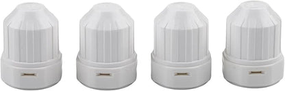 Water Distributor Regulating Cap M30x1.5 Thread for Floor Heating Manifold and Radiator Thermostat 4-Pack Plastic Temperature Control Valve Accessory