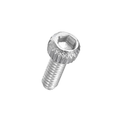 Kozelo 60pcs Socket Head Cap Screws - [M1.4-0.3 x 4mm] 304 Stainless Steel Allen Socket Drive for Electrical Motor 3D Printing Fan Engine Replacement Use, Silver