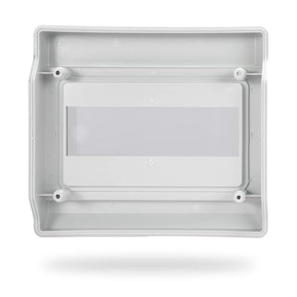 Mollom 9 Way Power Distribution Box with Bus Bars and Din Rail for Miniature Circuit Breaker MCB, Waterproof IP66.Padlock Available for Indoor and Outdoor Use