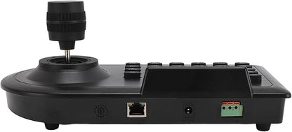 Yunseity PTZ Camera Joystick Controller, Dome IP PoE Camera Controller Keyboard with 3D Joystick, RS485 232, for PELCO D, for PELCO P, for Controlling 32 NVR DVRs 256 Ball Cameras (US Plug)